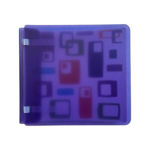 Creative Memories GEOMETRIC 7x7 Scrapbook Album Purple & Blue Cover White Pages